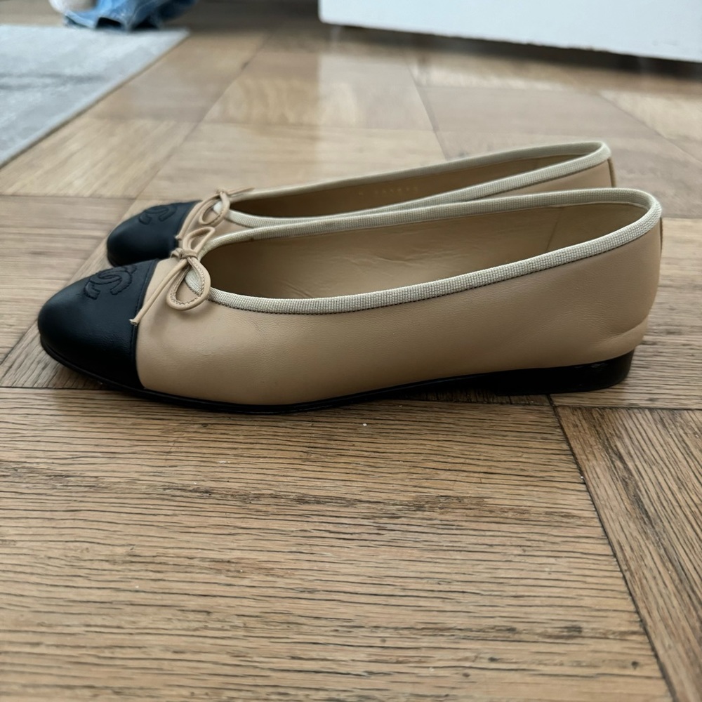 Gently worn Chanel ballet flats